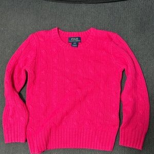 Cable-Knit Cotton Sweater from Ralph Lauren, size 4/4T